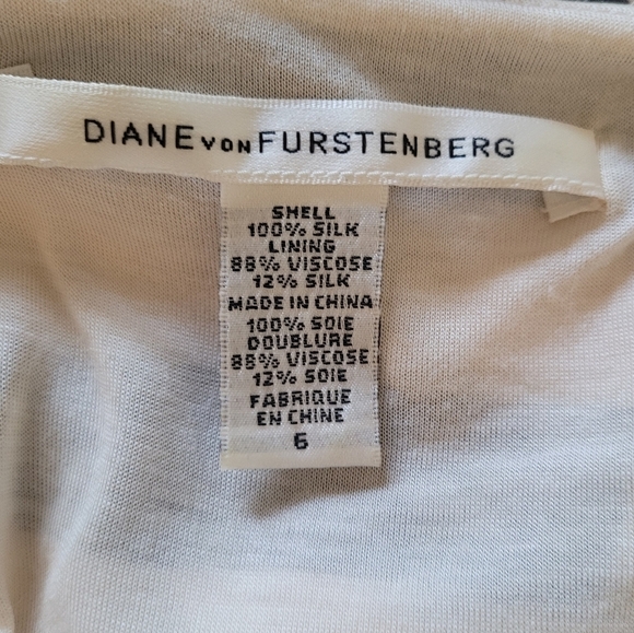 Diane Von Furstenberg Reina Silk Jersey‎ Knit Mini Dress - Picture 6 of 7